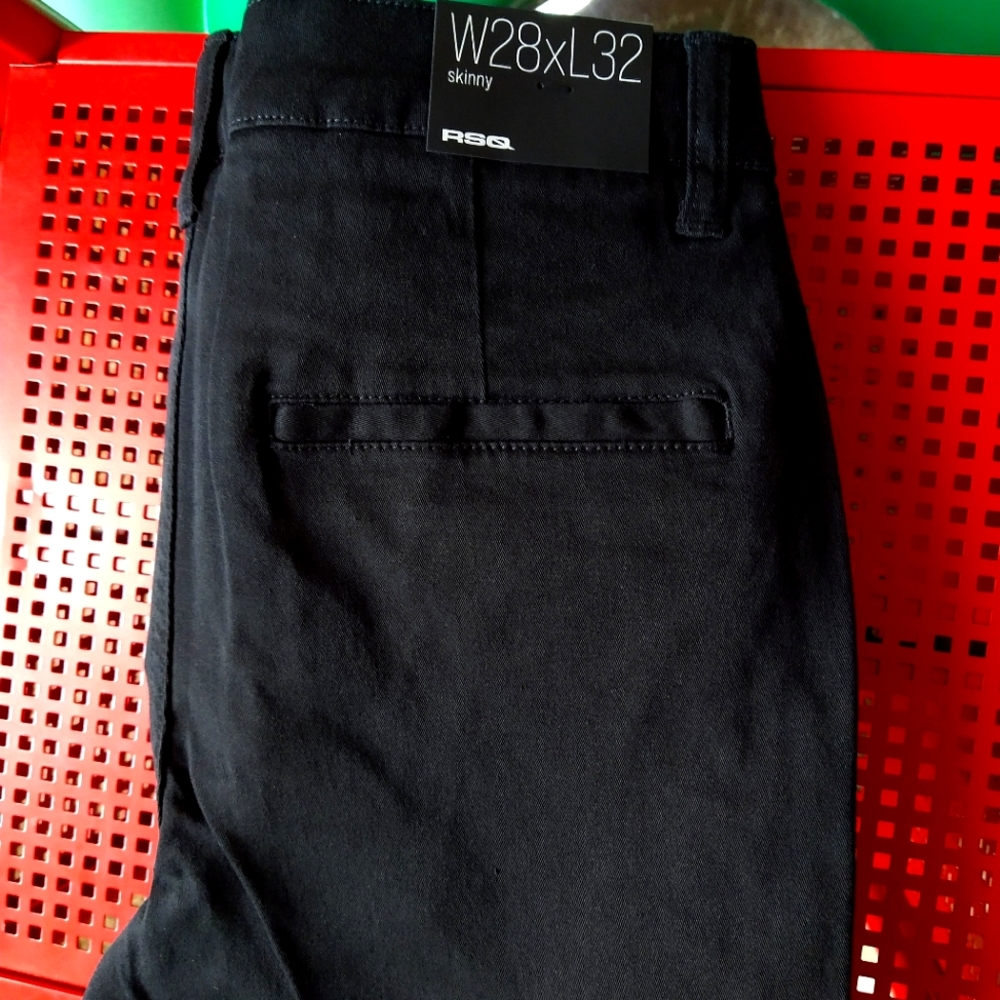 RSQ Black Chino Pants